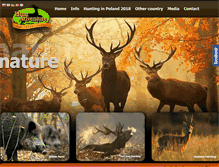 Tablet Screenshot of huntadventure.pl